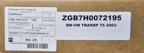 NEW GENUINE 2003-2020 VW VOLKSWAGEN TRANSPORTER T5 T6 T6.1 - FRONT WIND DEFLECTOR SET ZGB7H0072195