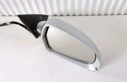 GENUINE2008-2012 AUDI A3 8P - RIGHT SIDE DRIVER SIDE SILVER ELECTRIC WING MIRROR LX7W