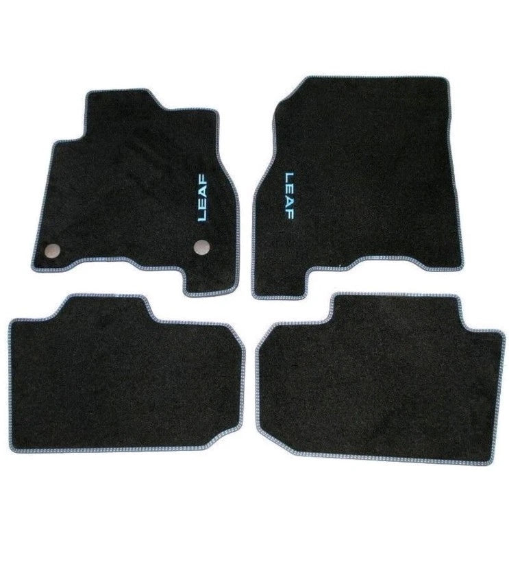 NEW 2018-2023 NISSAN LEAF - FRONT AND REAR FLOOR CARPET MAT SET KE7555S00B