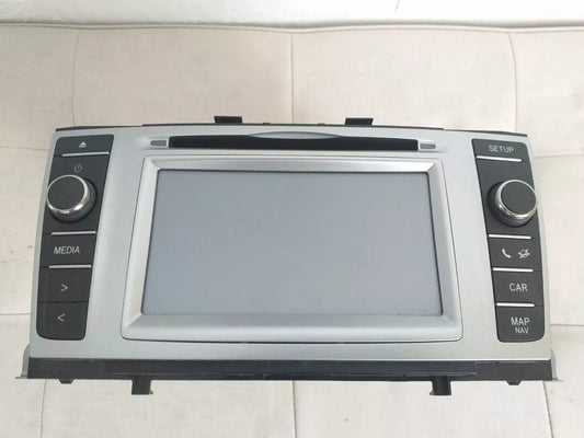 GENUINE 2009-2014 TOYOTA AVENSIS T27 - CD STEREO RADIO SAT NAV HEAD UNIT 86140-05180