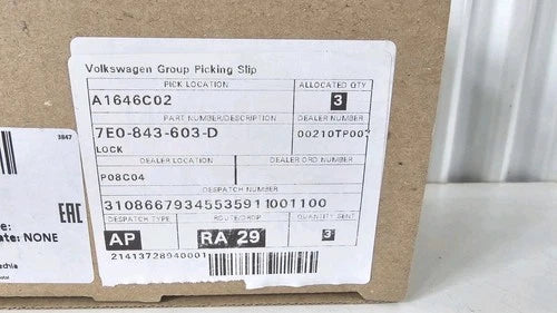 NEW 2003-2019  VW TRANSPORTER T5 - LEFT SIDE REAR SLIDING DOOR ROTARY LOCK CATCH UNIT