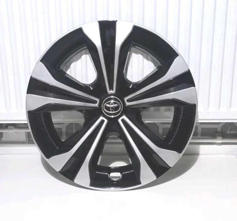 NEW GENUINE 2022-2025 TOYOTA BZ4X - 18" STEEL WHEEL COVER TRIM RING SET 42602-42050